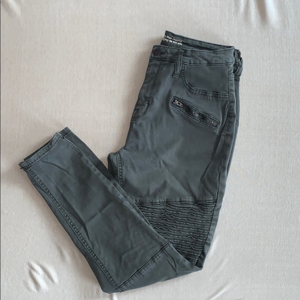 High rise jeggings